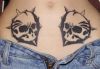 devil skull tattoo
